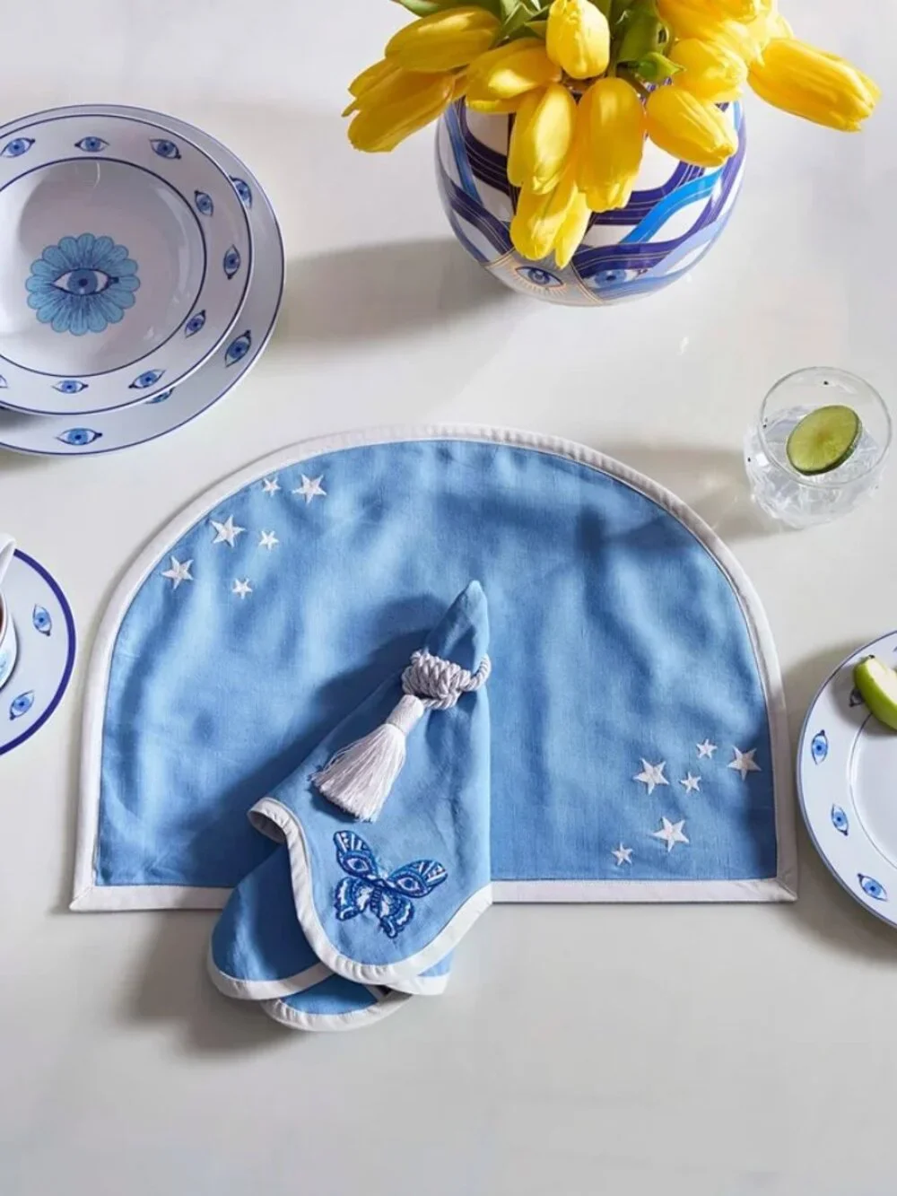 Jonathan Adler Constellation Placemat Set NWT